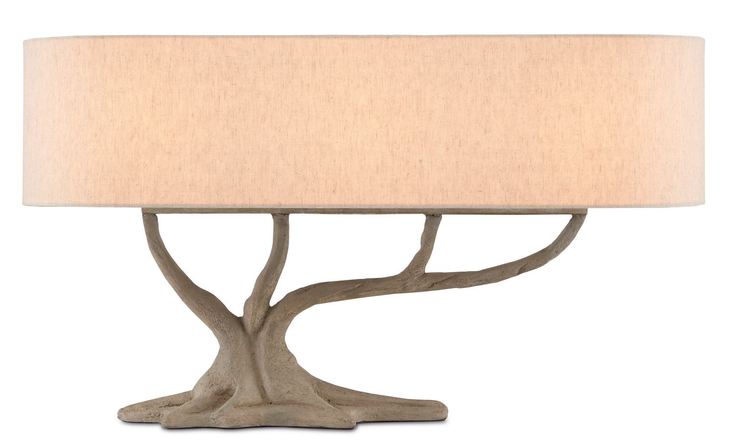 Concrete Three Light Table Lamp from the Cotswold Collection