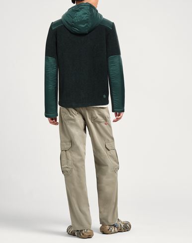 Man Jacket Dark green Size 42 Polyester, Acrylic, Virgin Wool, Elastane, Polyamide