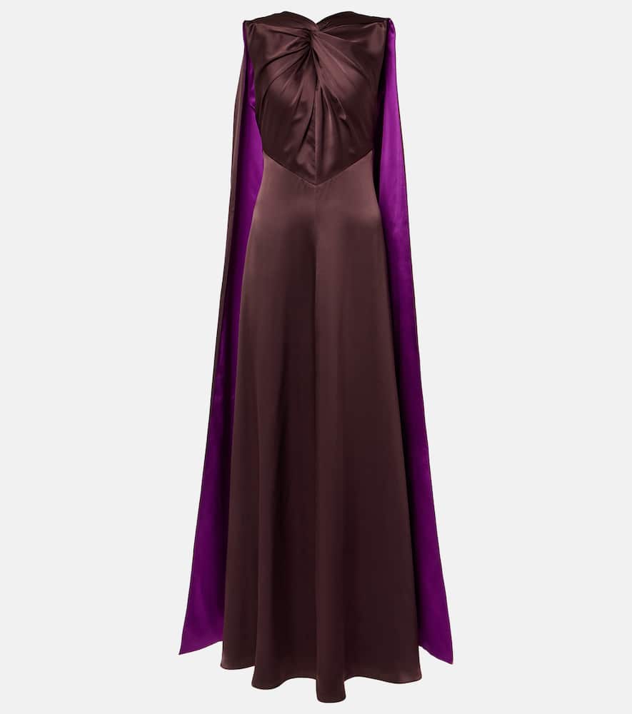 Amanita silk cocktail dress