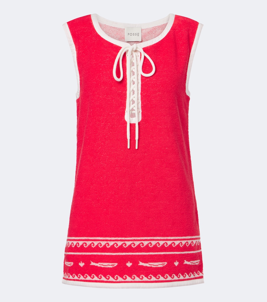 Cody cotton terry minidress