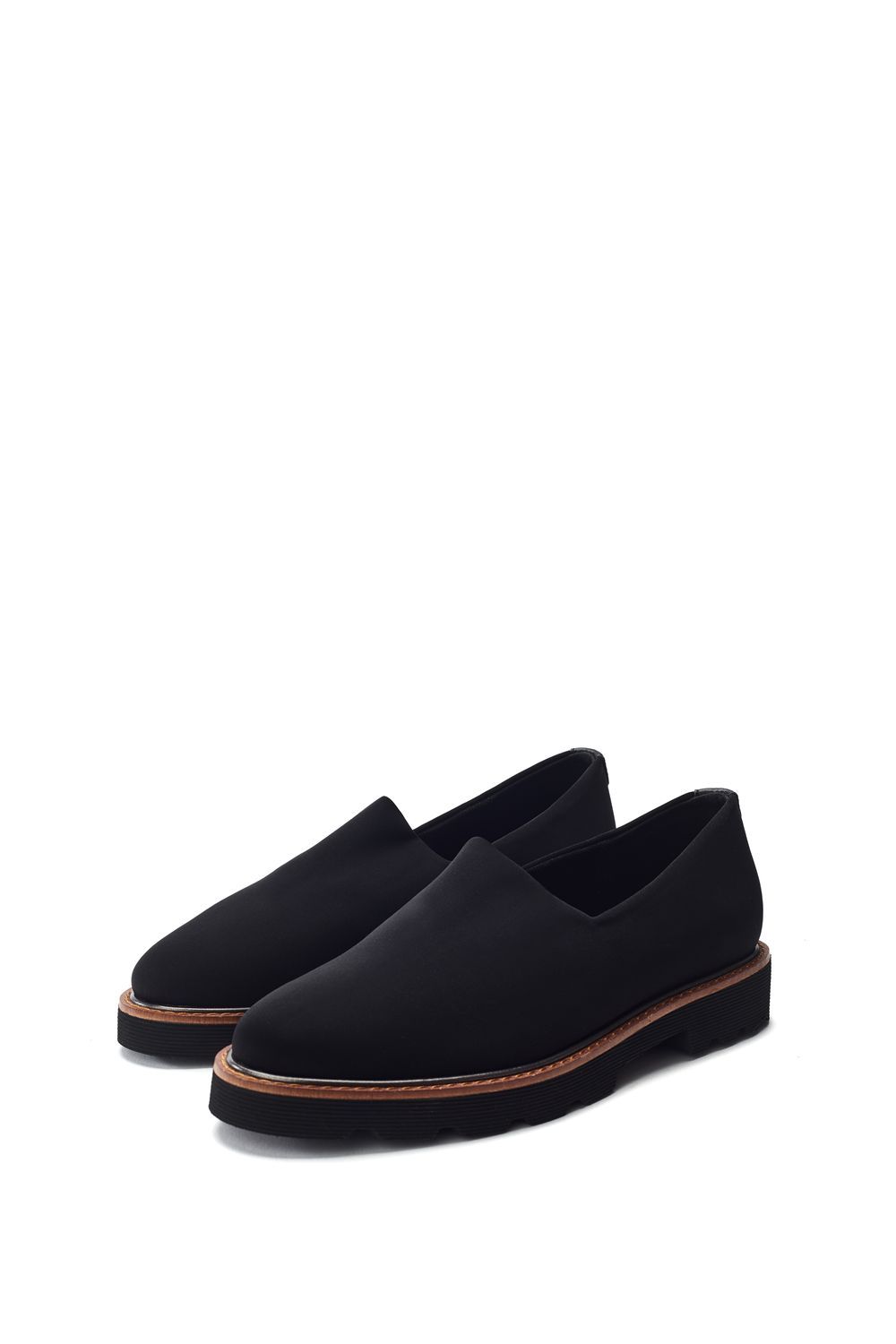 Moda In Pelle Women's 'Ekina' Textile Loafers in Black