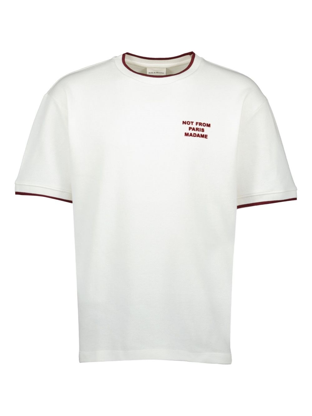Drôle De Monsieur Not From Paris Madame T-shirt - White