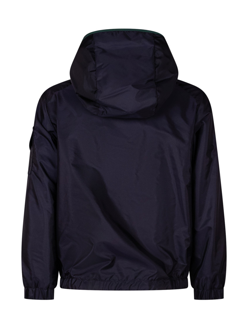 Kids Blue Solid Jacket