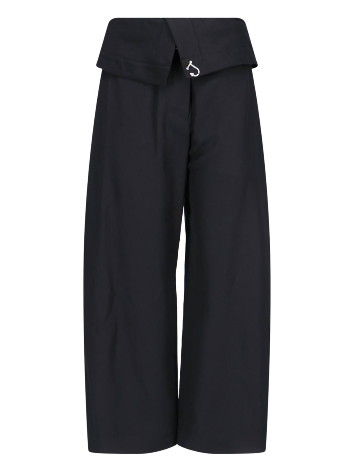 Fold-over trousers - Black