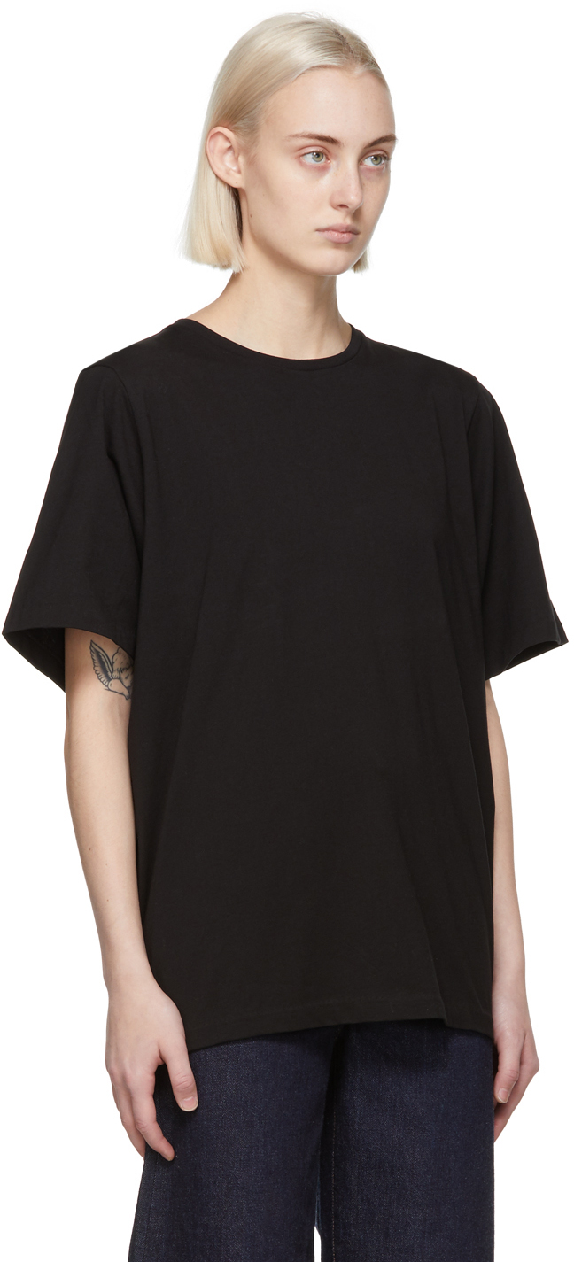 Black oversized T-shirt