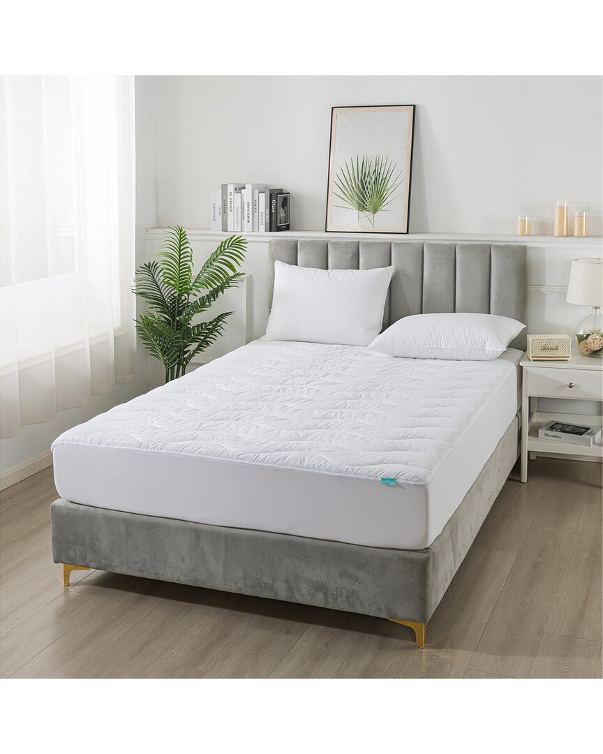 180 Thread Count Waterproof Wave Stitched Mattress Pad