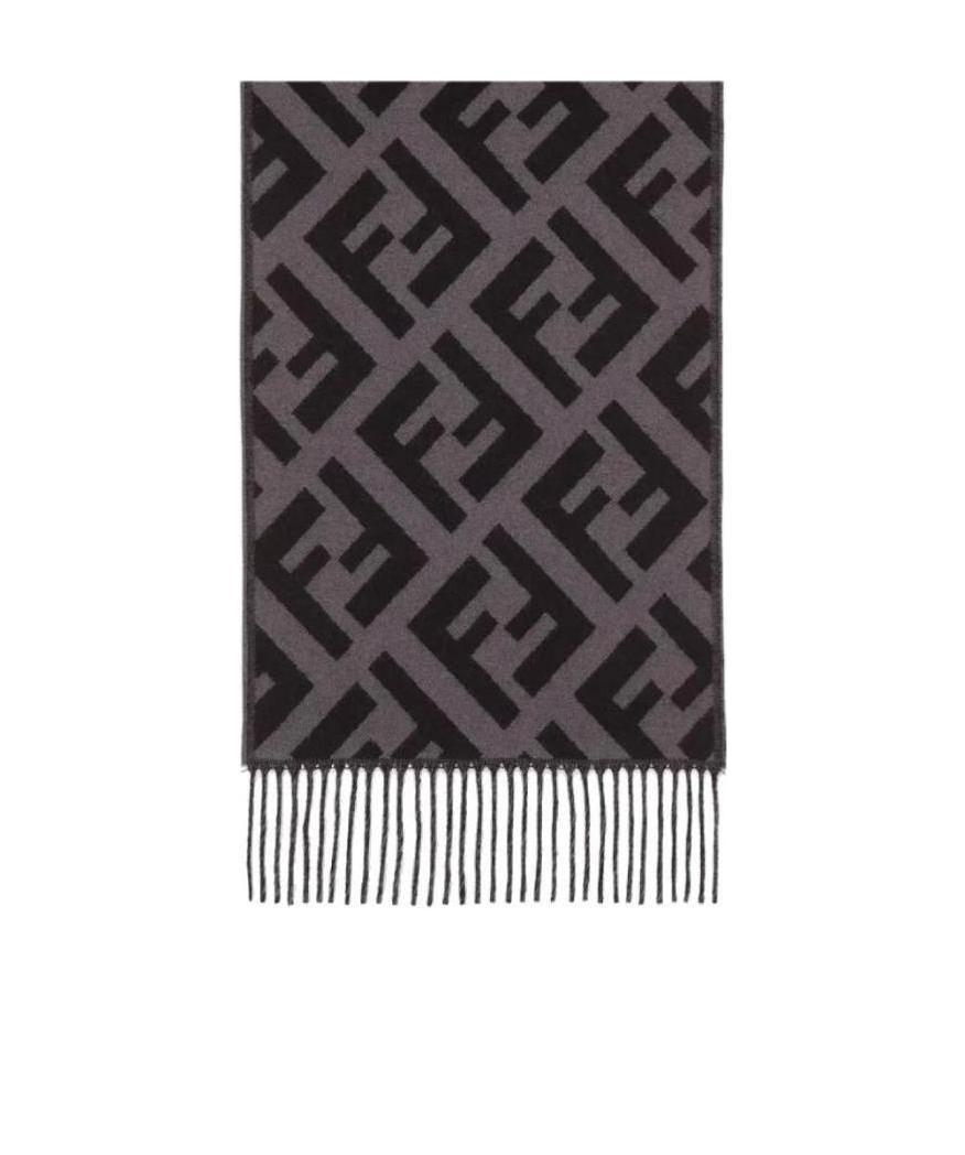 Black cashmere scarf