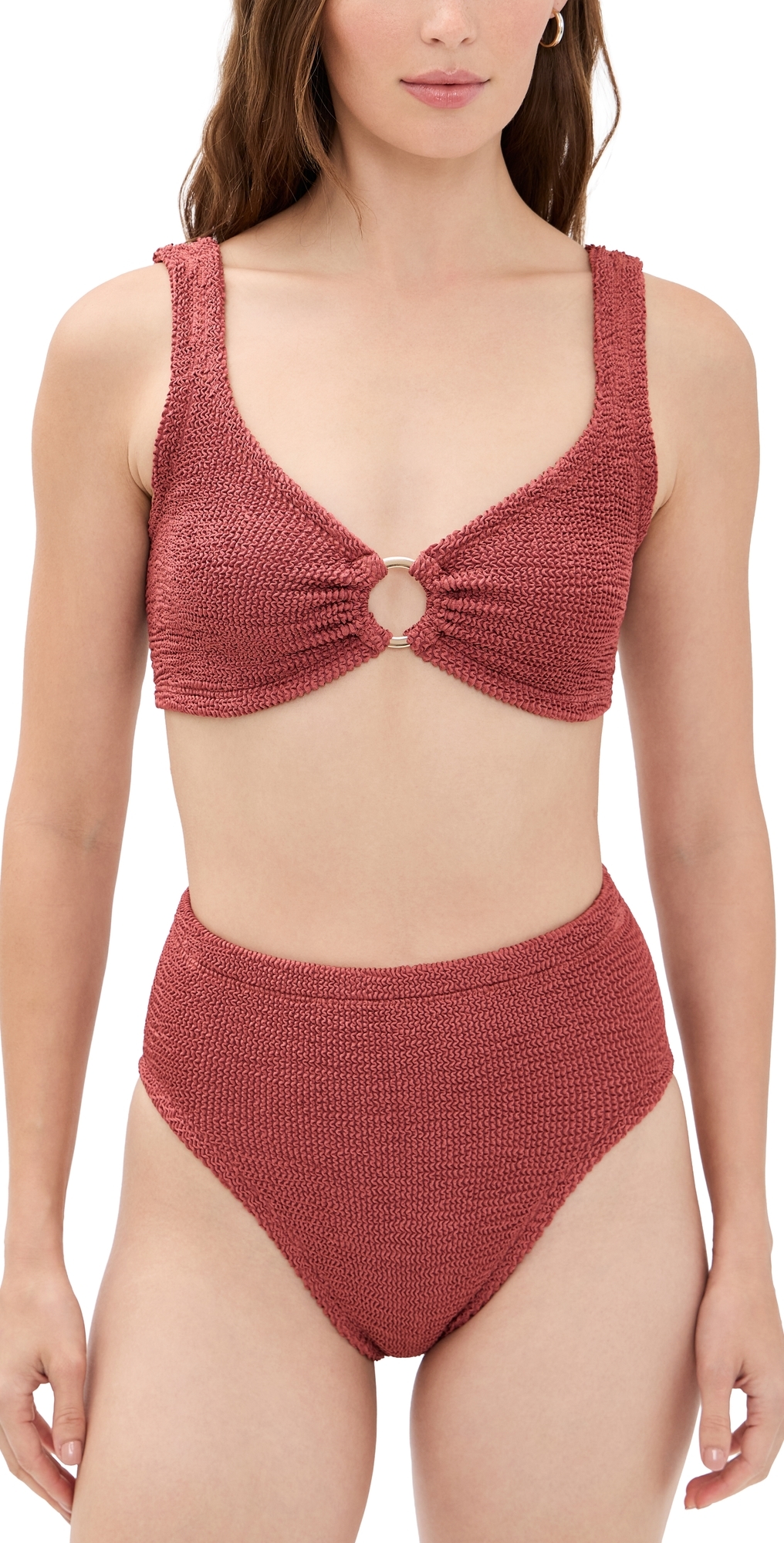 Women's Bikini Set METALLIC ROSEWOOD One Size