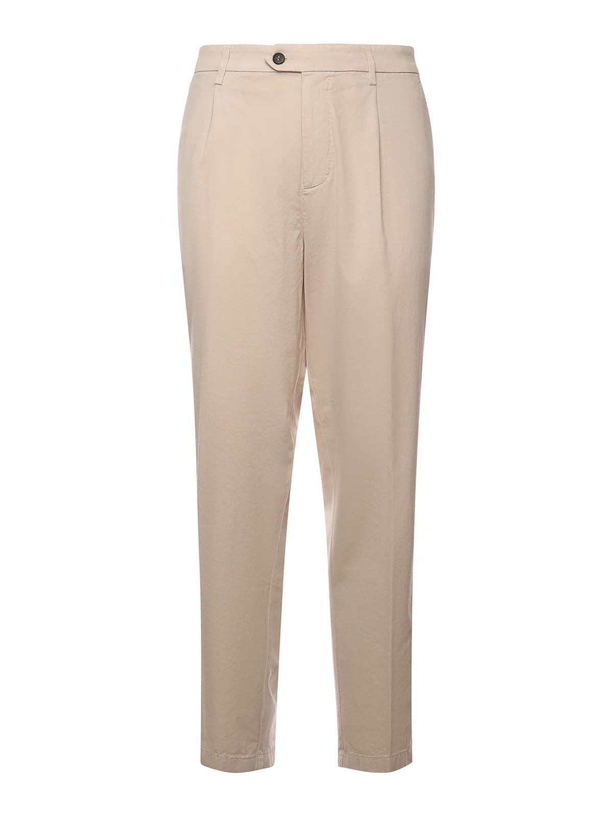 Cotton Blend Trousers