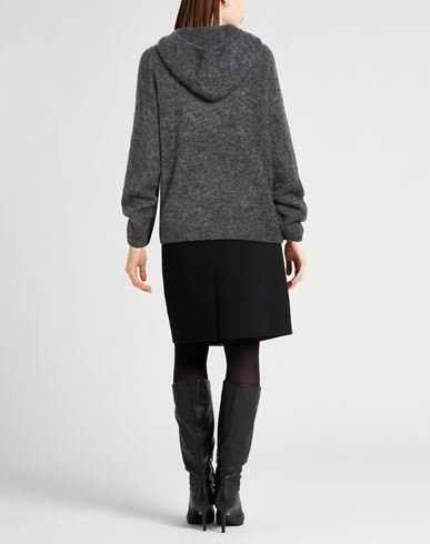 Woman Sweater Grey Size M Mohair wool, Polyamide, Elastane