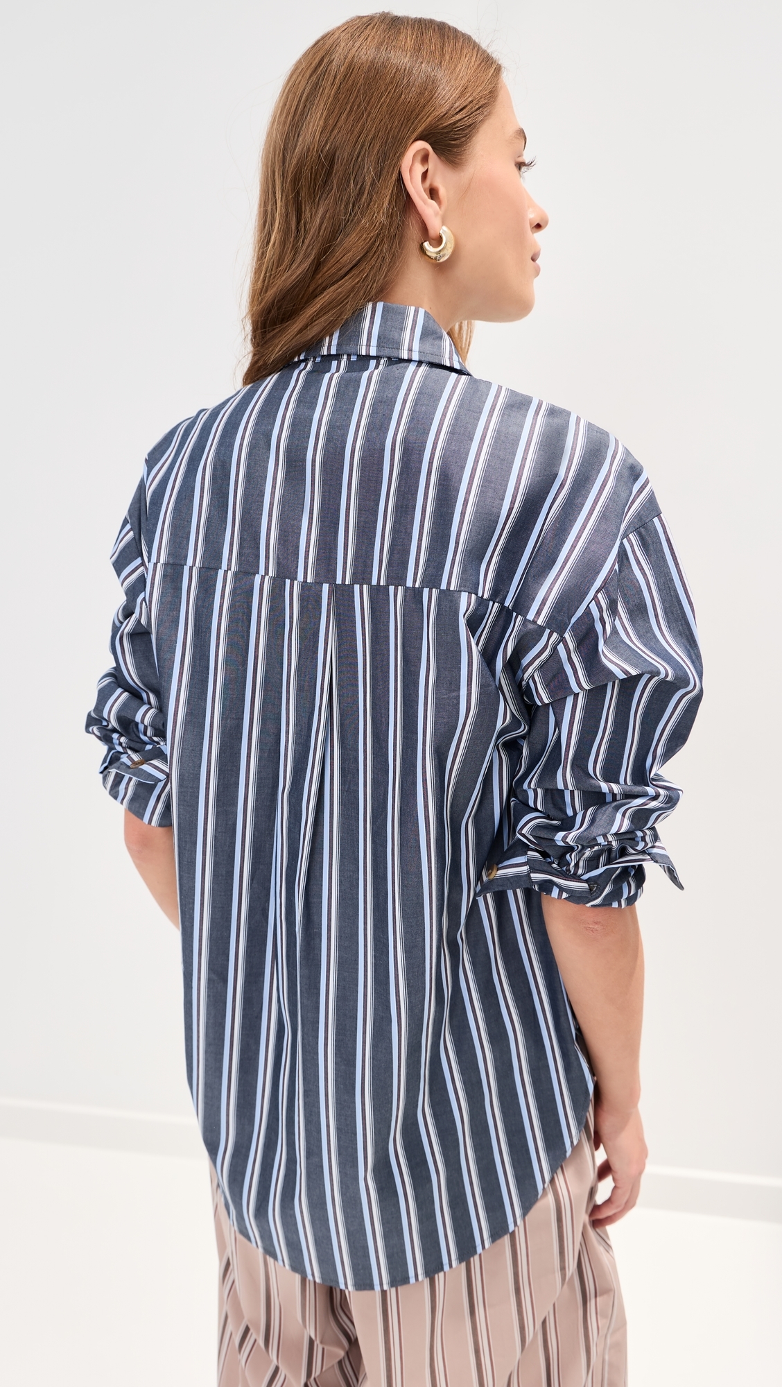 Winnie Button Down Denim Stripe