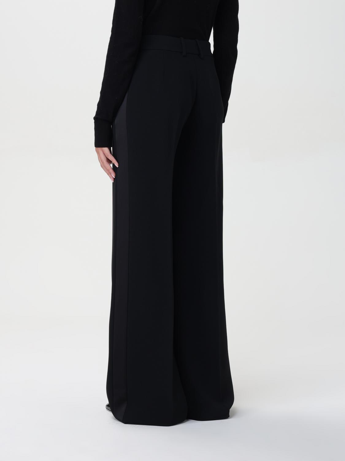 Wide-leg tailored trousers - Black