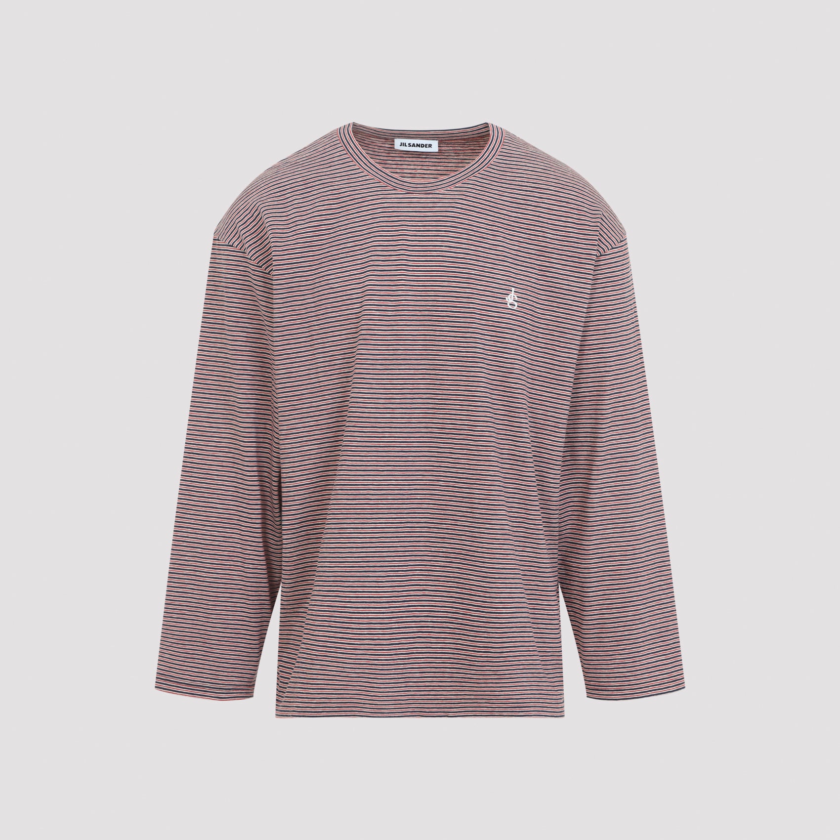 Men's Long-Sleeve Striped Cotton T-Shirt
