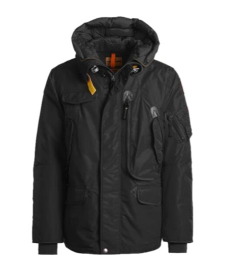 Long-sleeved down jacket
