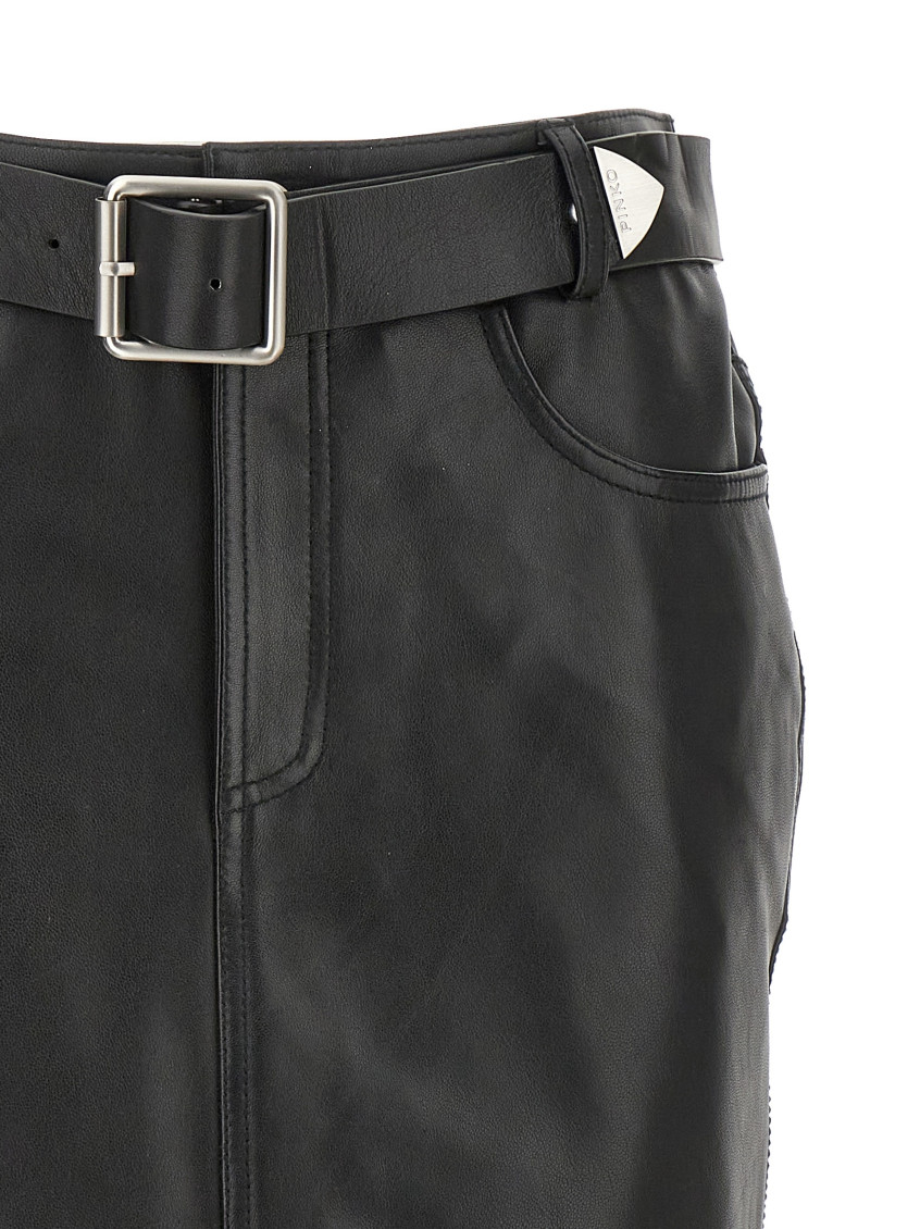 Leather Mini Skirt