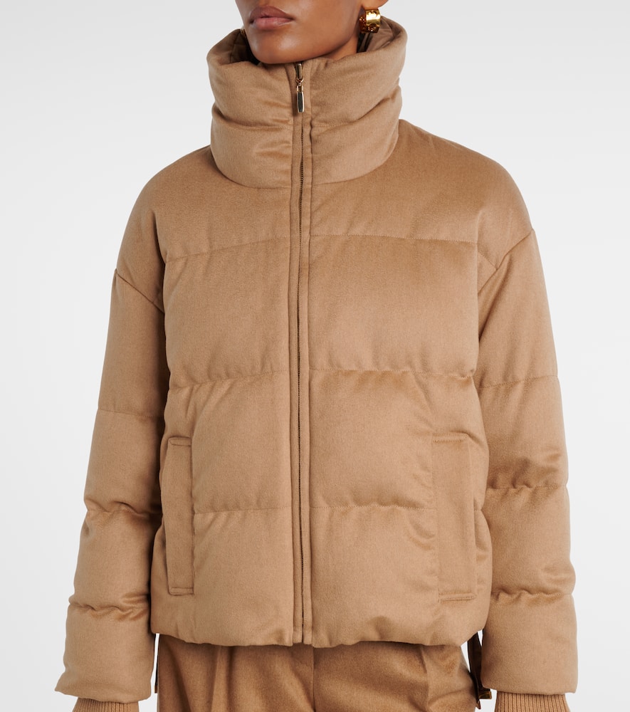Diego reversible camel hair down jacket