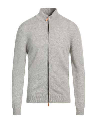 Selezione Man Cardigan Light grey Size M Cashmere