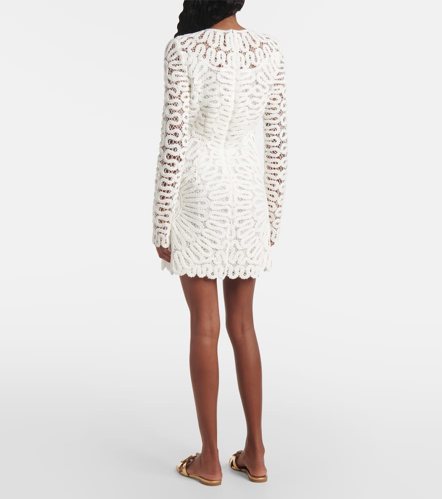 Mccall crochet cotton minidress