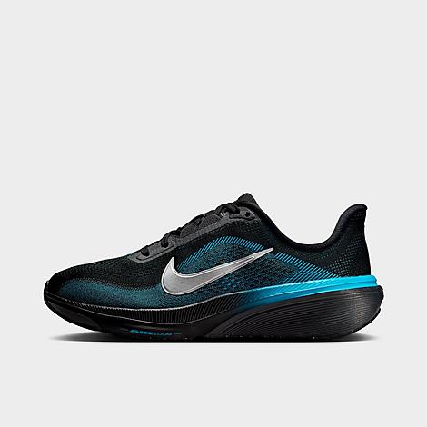 Big Kids Pegasus 42 Running Shoes in Black/Light Current Blue/Anthracite