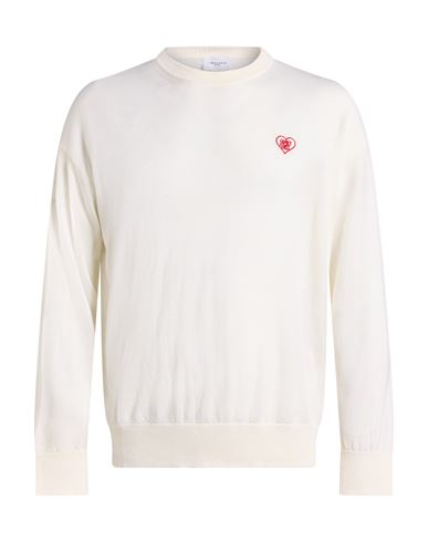 Family First Milano Man Sweater Ivory Size XS Merino Wool