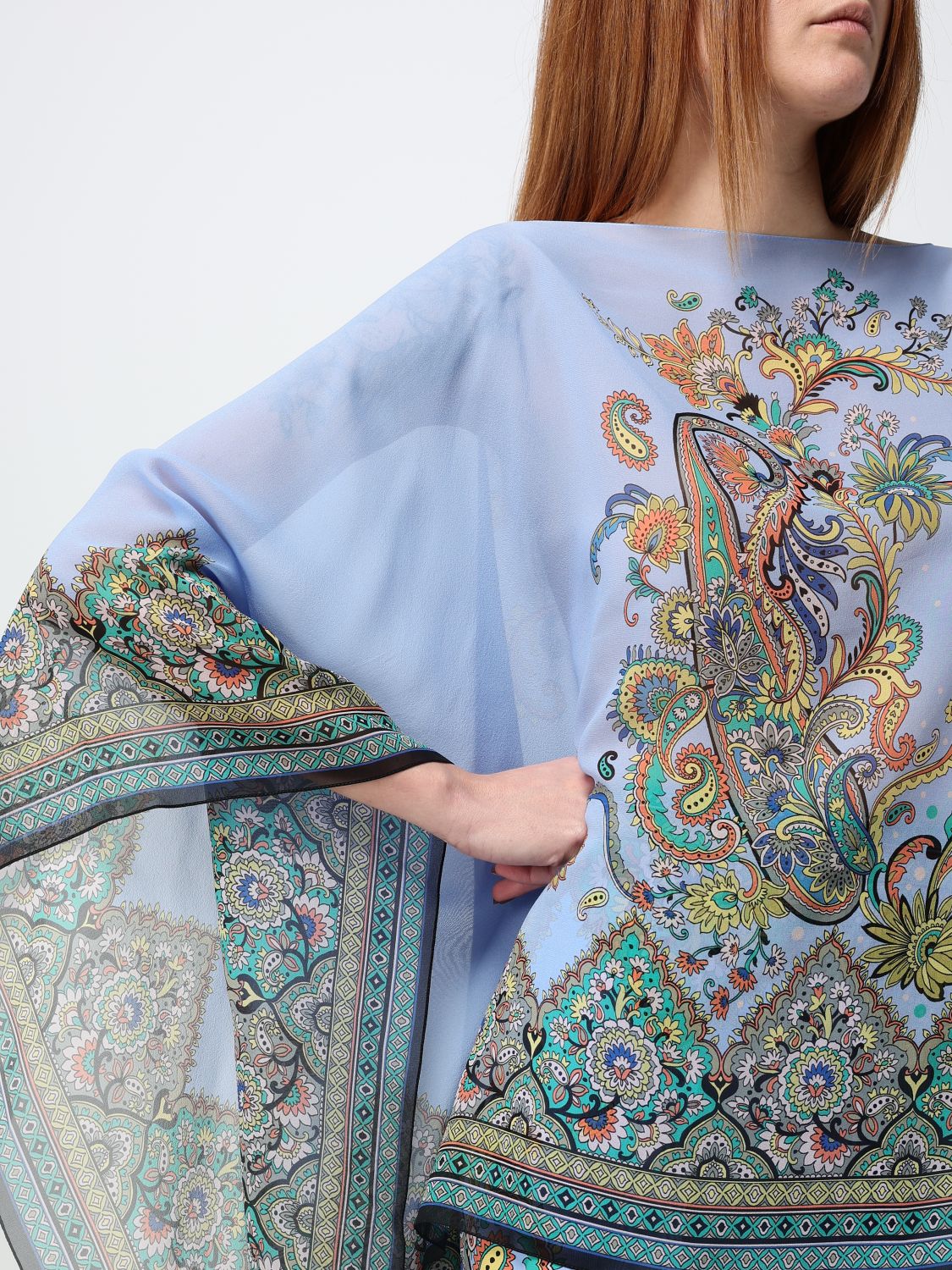 Paisley tunic - Blue