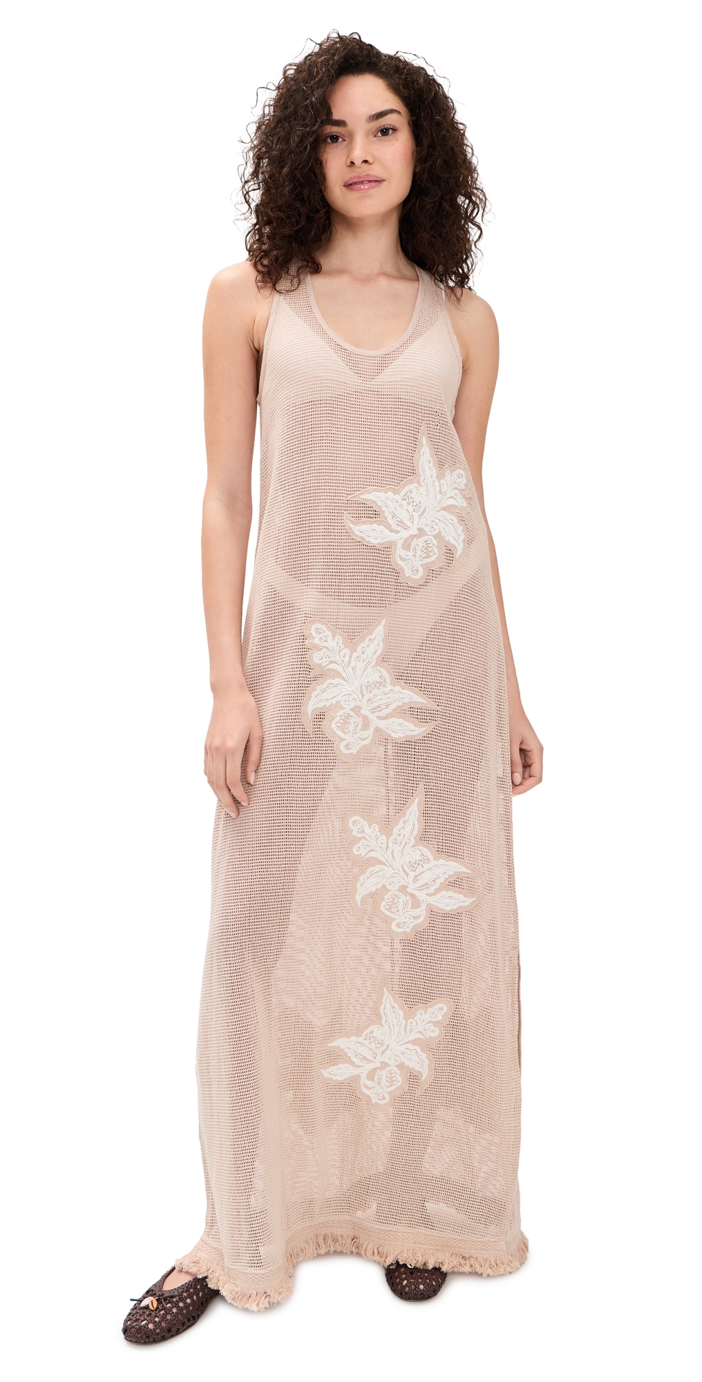 Fragola Net Dress Caramel