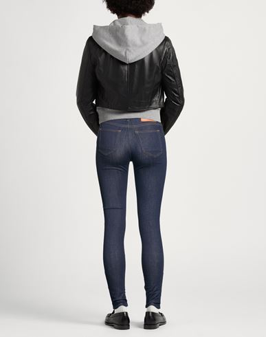 Woman Jeans Blue Size 26 Cotton, Polyester, Elastane