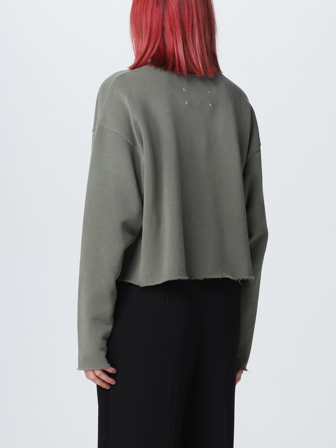 Sweatshirt Woman color Green