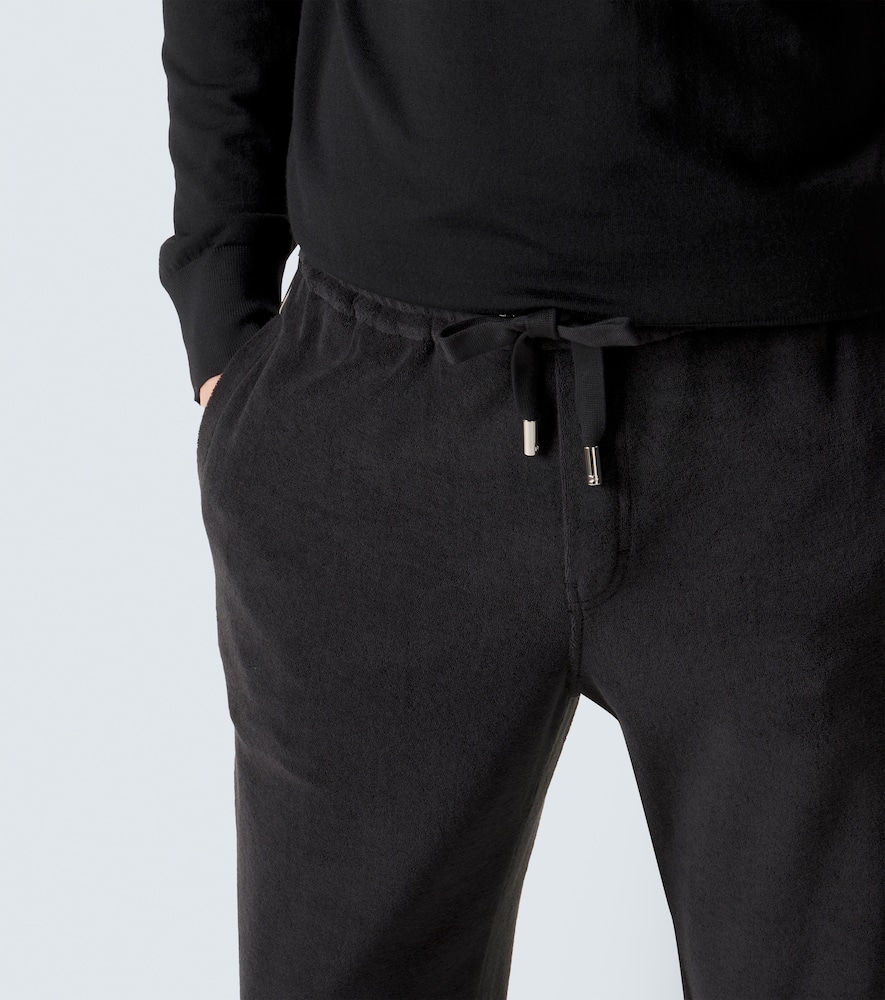 Cotton-blend sweatpants