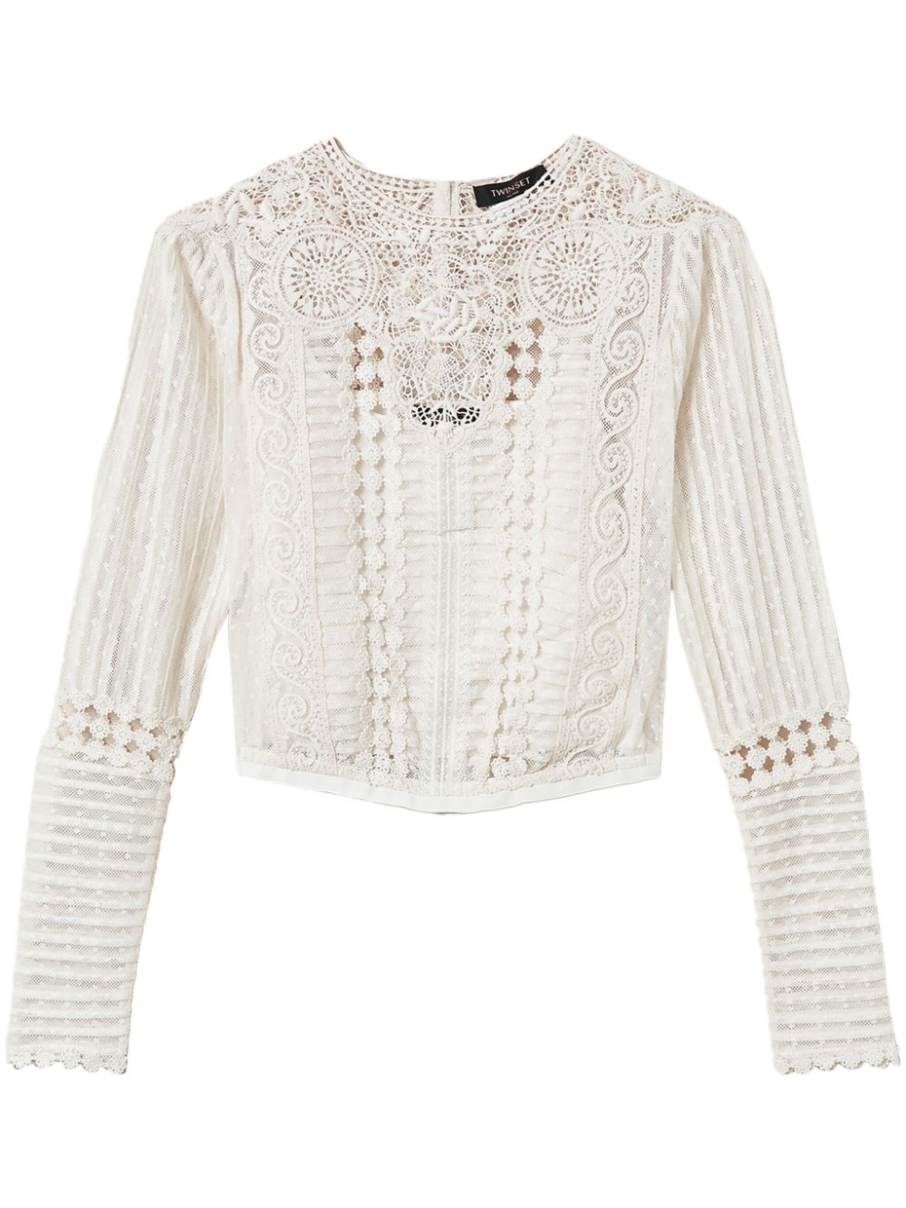 Embroidered blouse - Neutrals