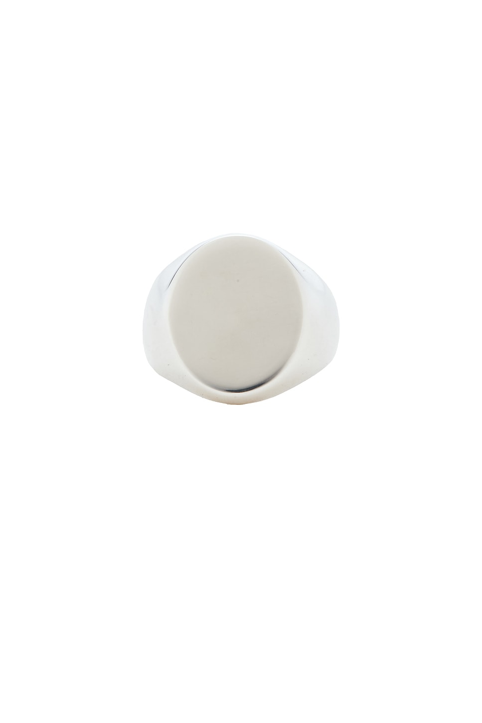 Martine Ali Oval Signet Ring in Sterling Silver - Metallic Silver. 7 also