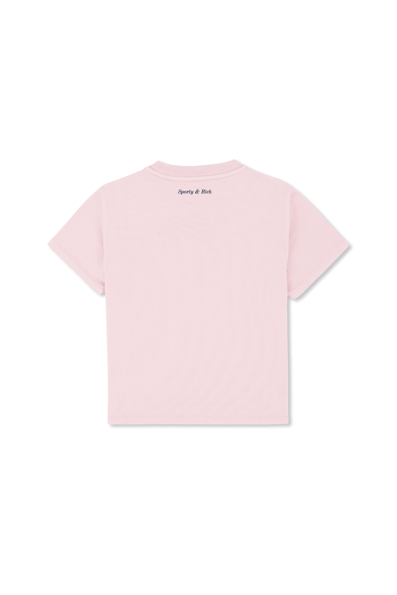 Sporty & Rich Kids T-shirt With Logo, Unisex, Pink