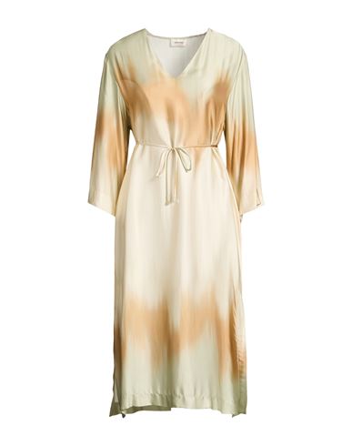 Trésor Woman Midi dress Light green Size 6 Viscose