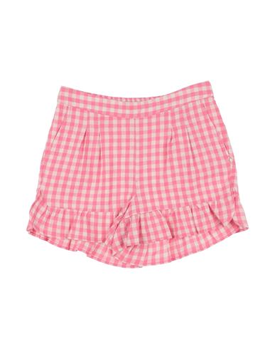 Kid Girl Shorts & Bermuda Shorts Pink Size 12 Cotton, Linen