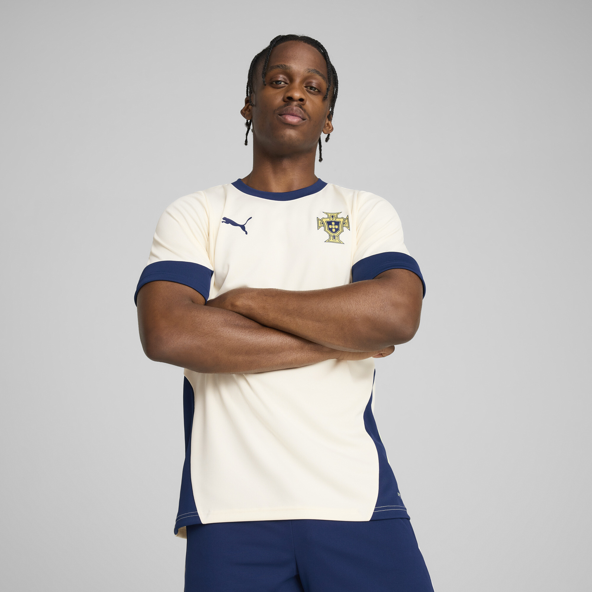 PUMA Portugal Men's Training Jersey in Beige