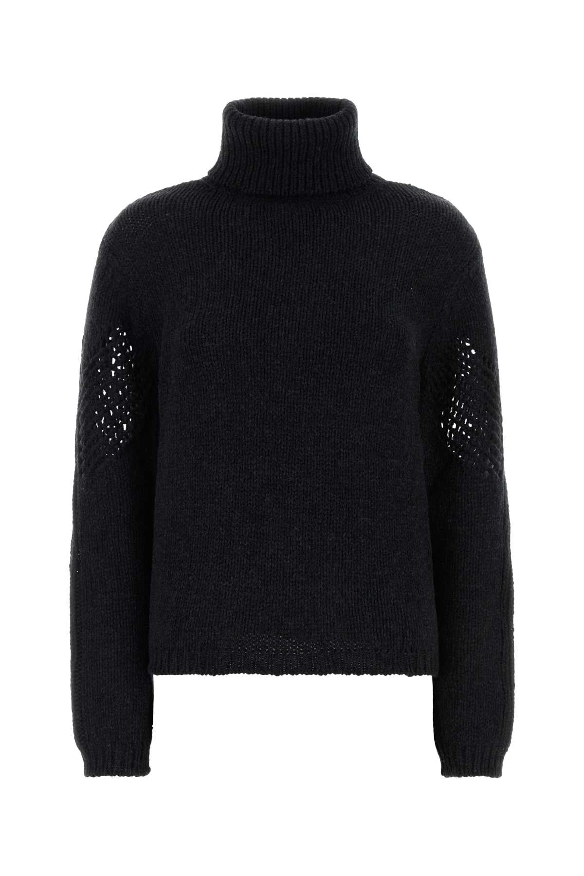 Rollneck Sweater — Charcoal