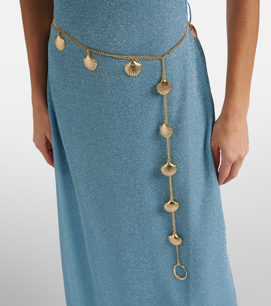 Oséree Lumière belted maxi dress