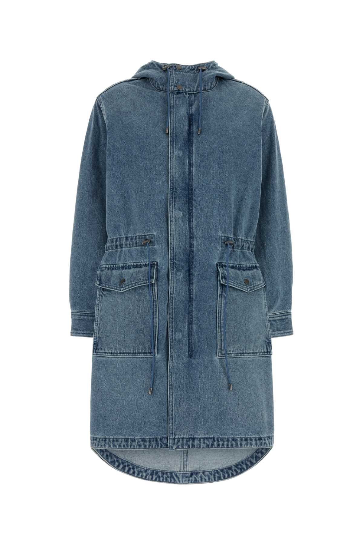 Denim Denim Coat — Blue