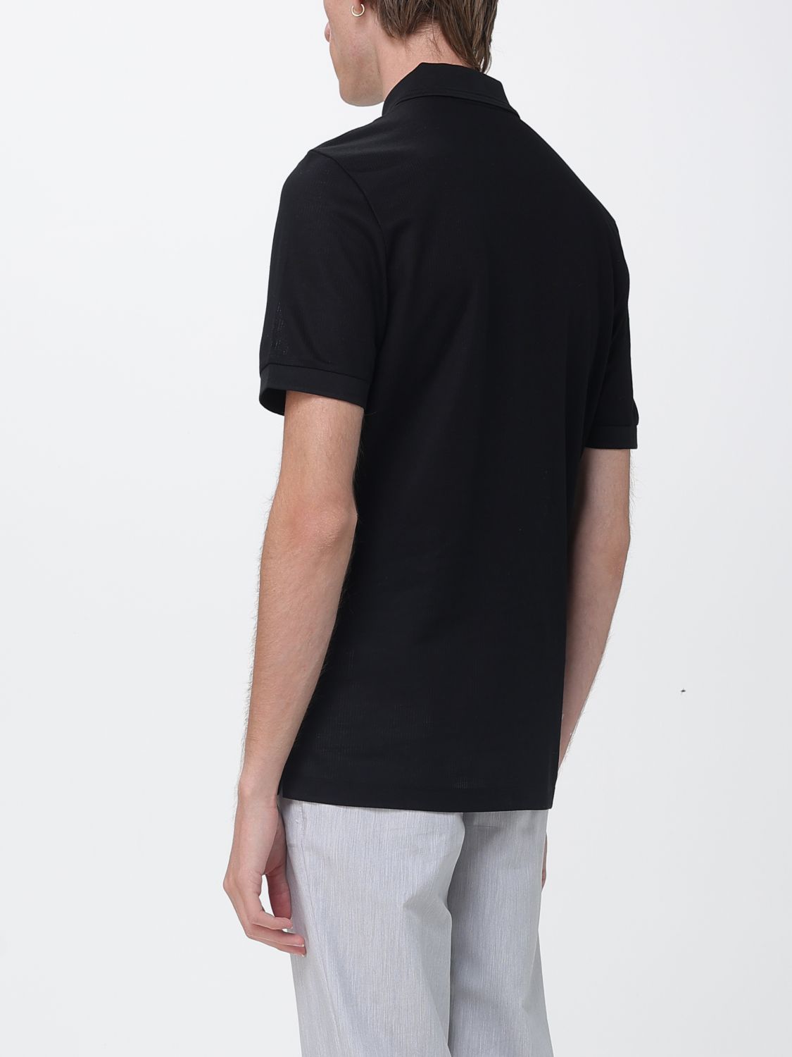 Polo Shirt Men color Black