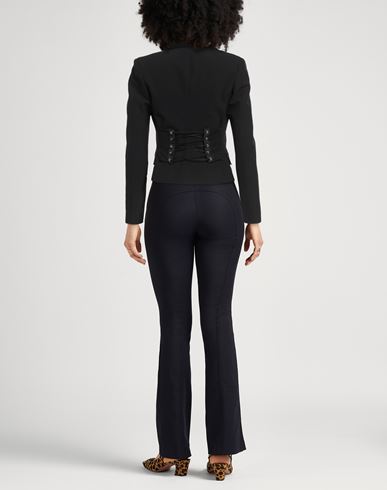 Woman Blazer Black Size 2 Nylon, Elastane