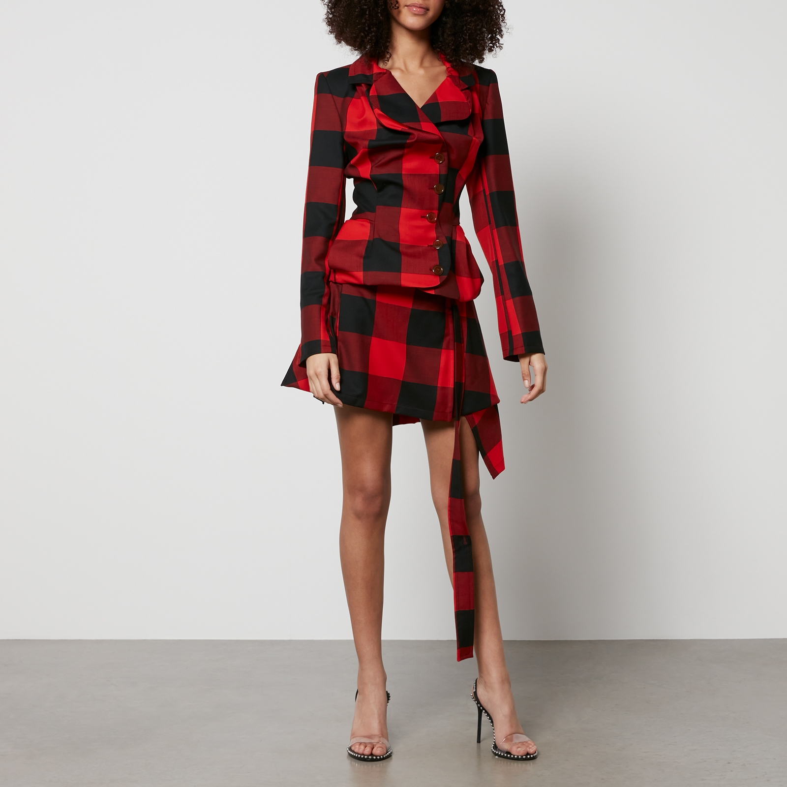 Vivienne Westwood Meghan Checked Wool Mini Skirt - IT 38/UK 6