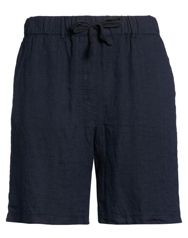 Woman Shorts & Bermuda Shorts Midnight blue Size 3 Linen, Viscose, Polyamide