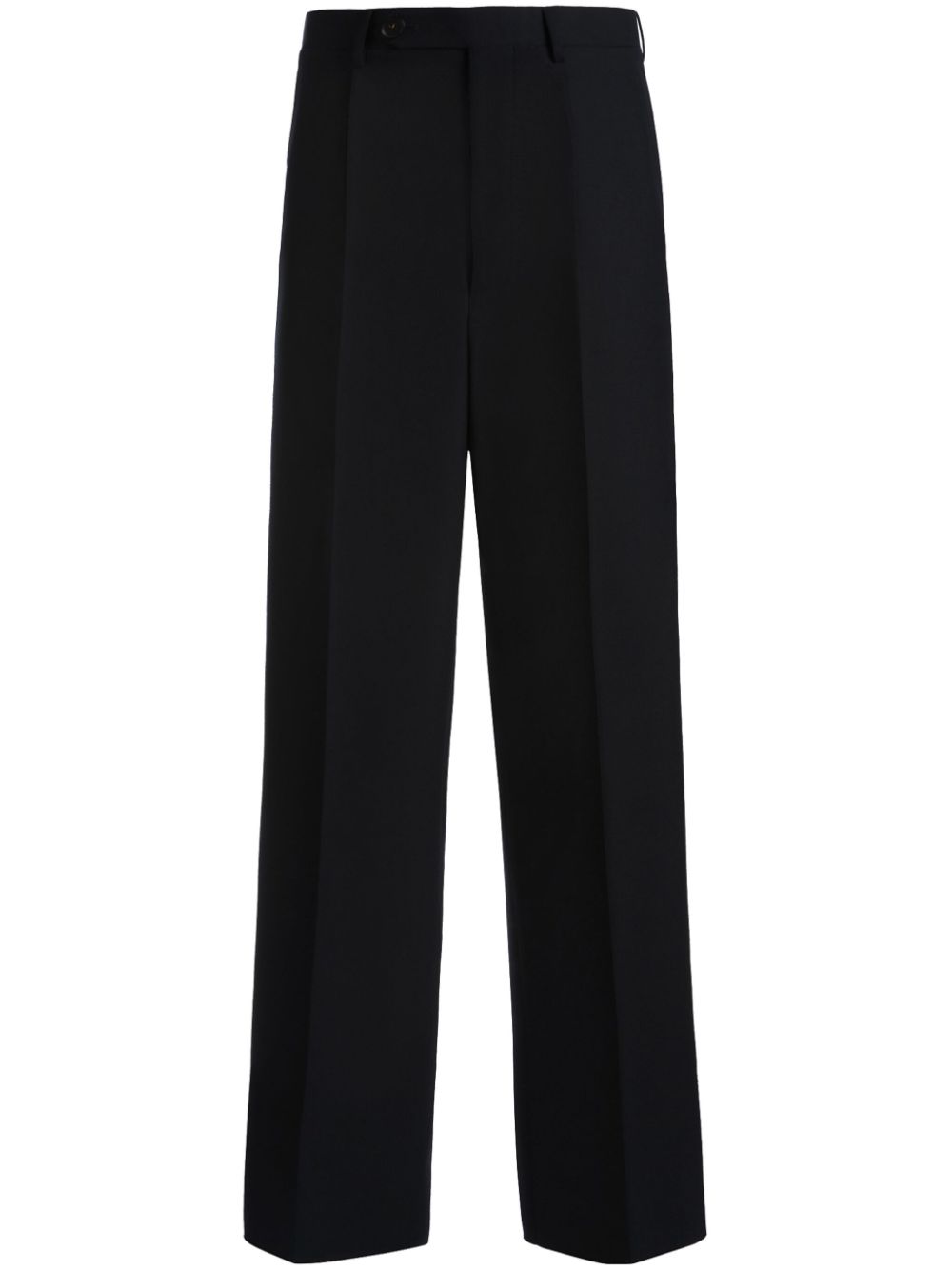 Mid-rise tailored trousers - Blue