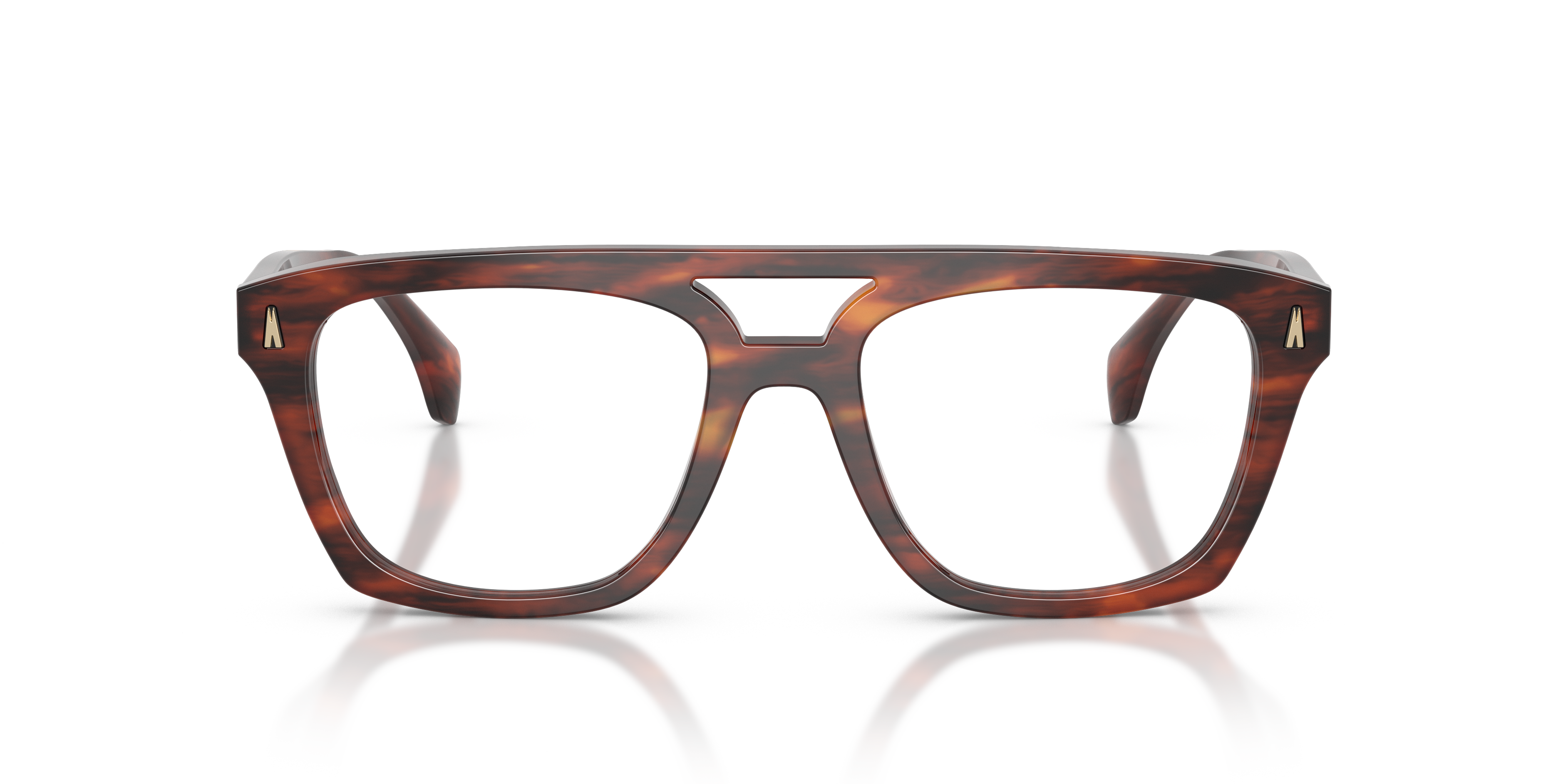 Moncler Unisex Moncler ME2018U 3034 Monturas ópticas Acetato Tortuga Transparente Cuadrada Norma