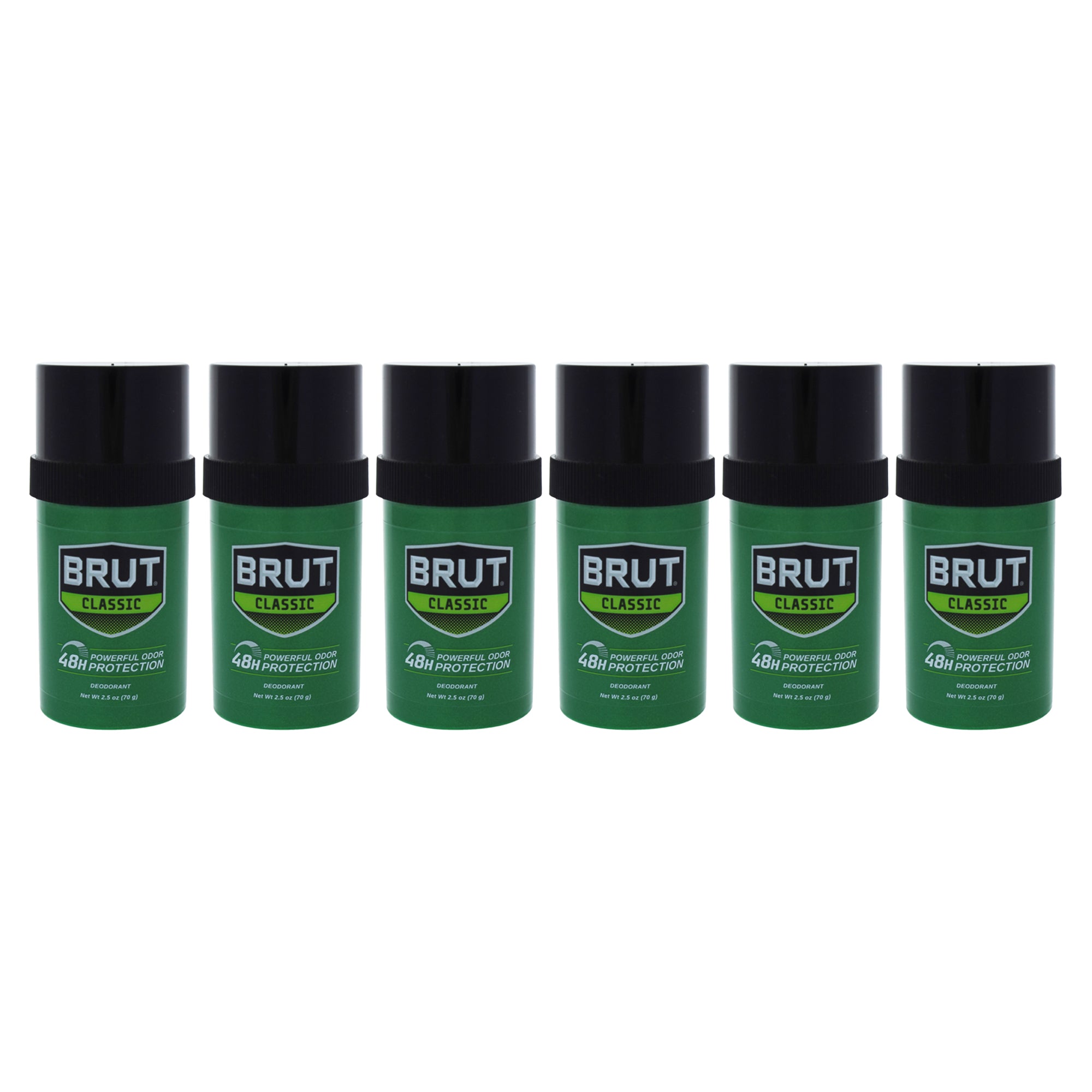 Brut by for Men - 2.5 oz Deodorant Stick - Pack of 6