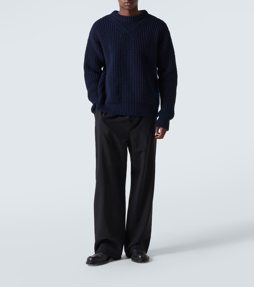 Oversized virgin wool sweater