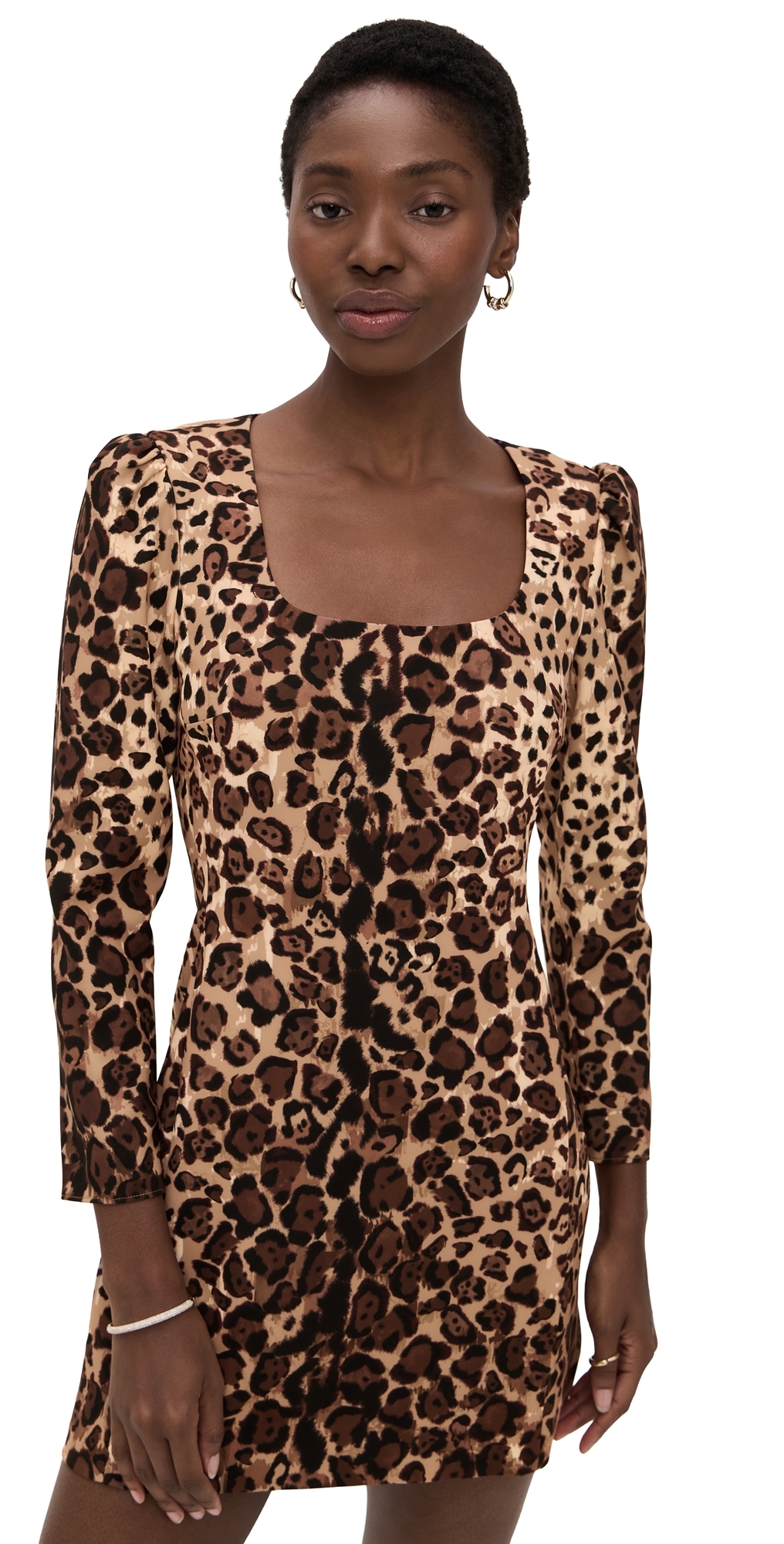 Shree Short Dress Cheetah Gradient Plmt