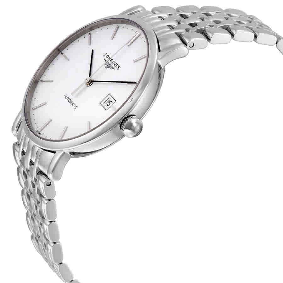 Elegant Automatic White Dial Mens Watch L4.910.4.12.6