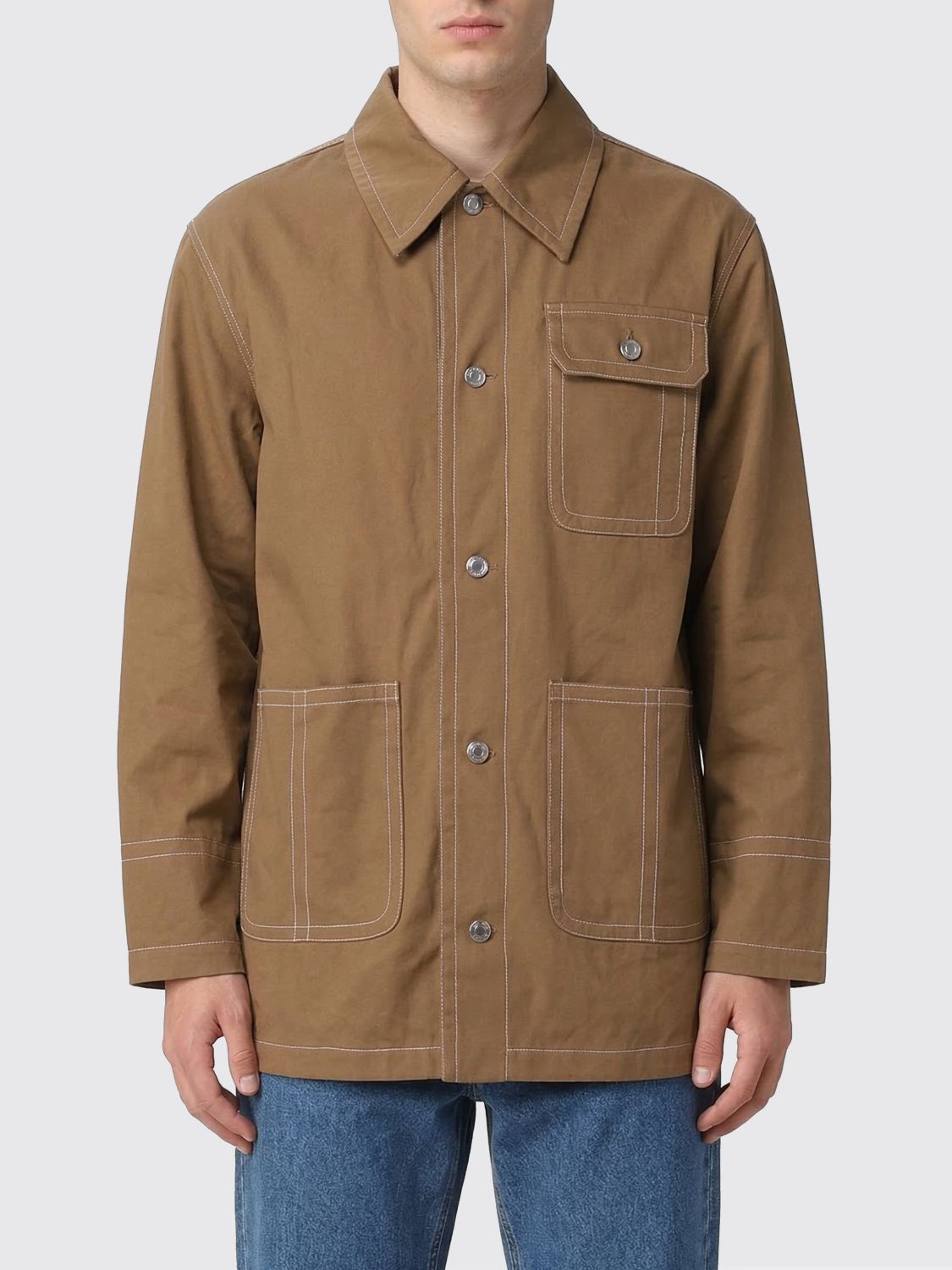 Jacket Men color Beige