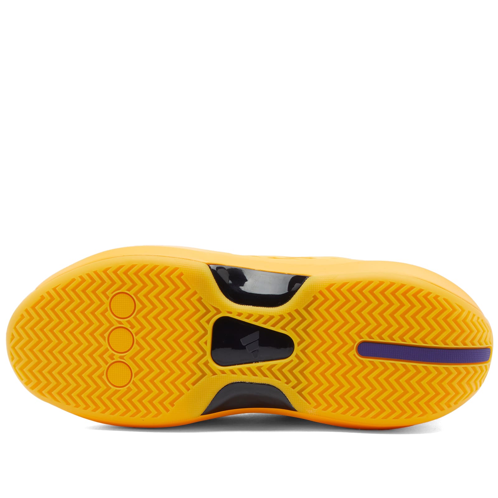 Men's CRAZY IIINFINITY Sneakers in Crew Yellow/Core Black/Team Colleg Purple, Size UK 10 